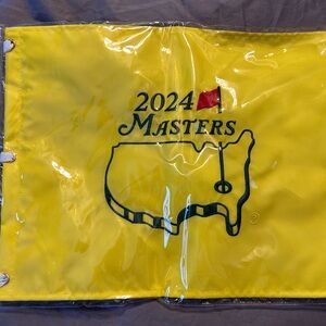 2024 Masters Yellow Golf Flag